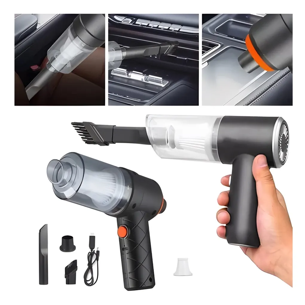 Aspiradora soplador portatil de Auto 2 en 1 FH-568 1 Aspiradora/soplador portatil de Auto 2 en 1 FH-568