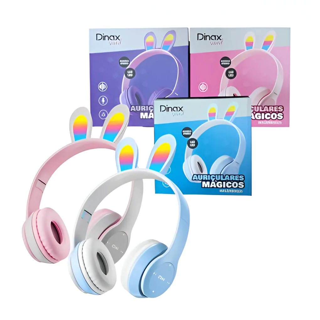 Auriculares Magicos Bluetooth DINAX Conejo