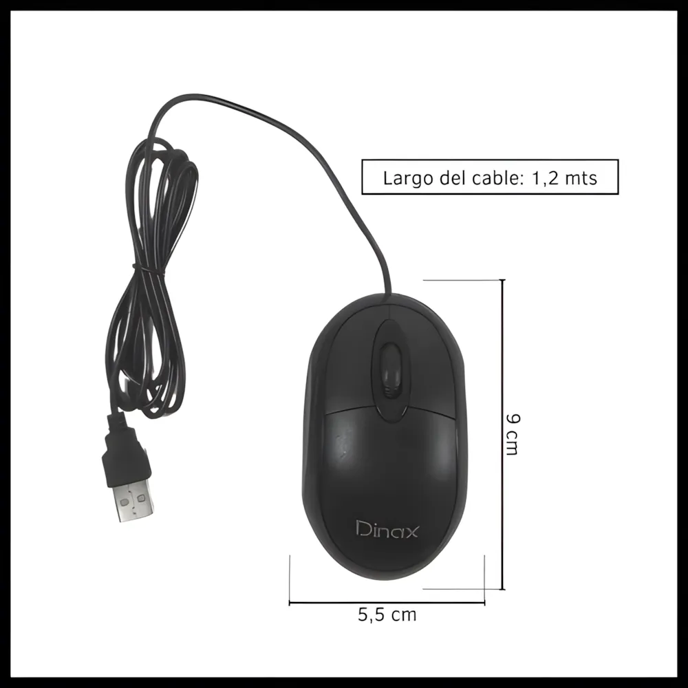 Combo Teclado y Mouse Dinax CTM555