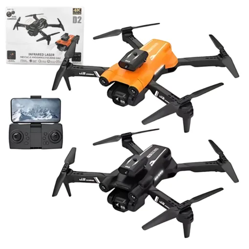 Drone D2 Dual Camara Infrared Laser 4K