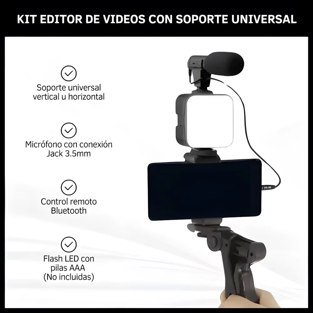 Kit Editor de Videos DINAX HOLUMIC
