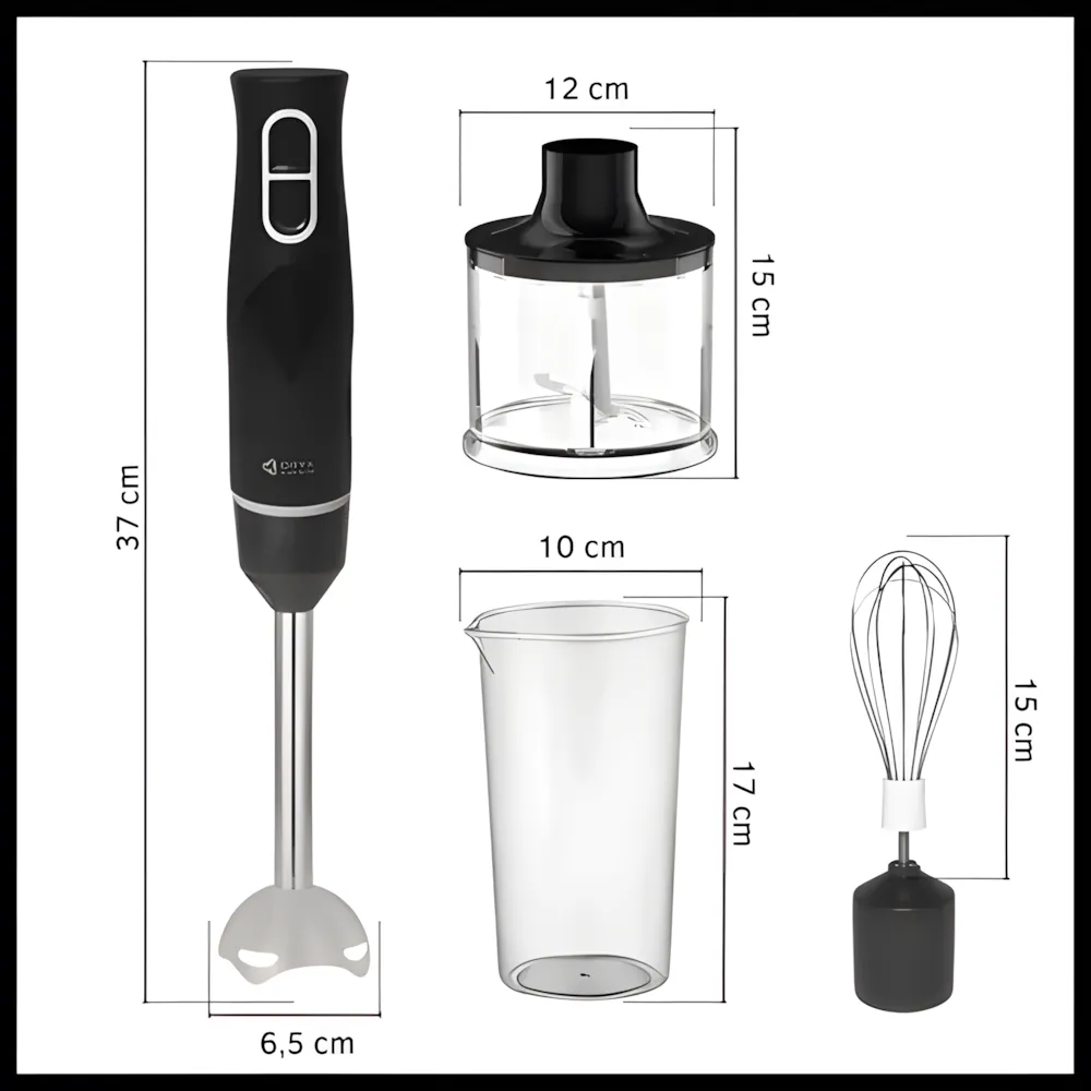 Licuadora de Mano Oryx Mixer HB6005 600W