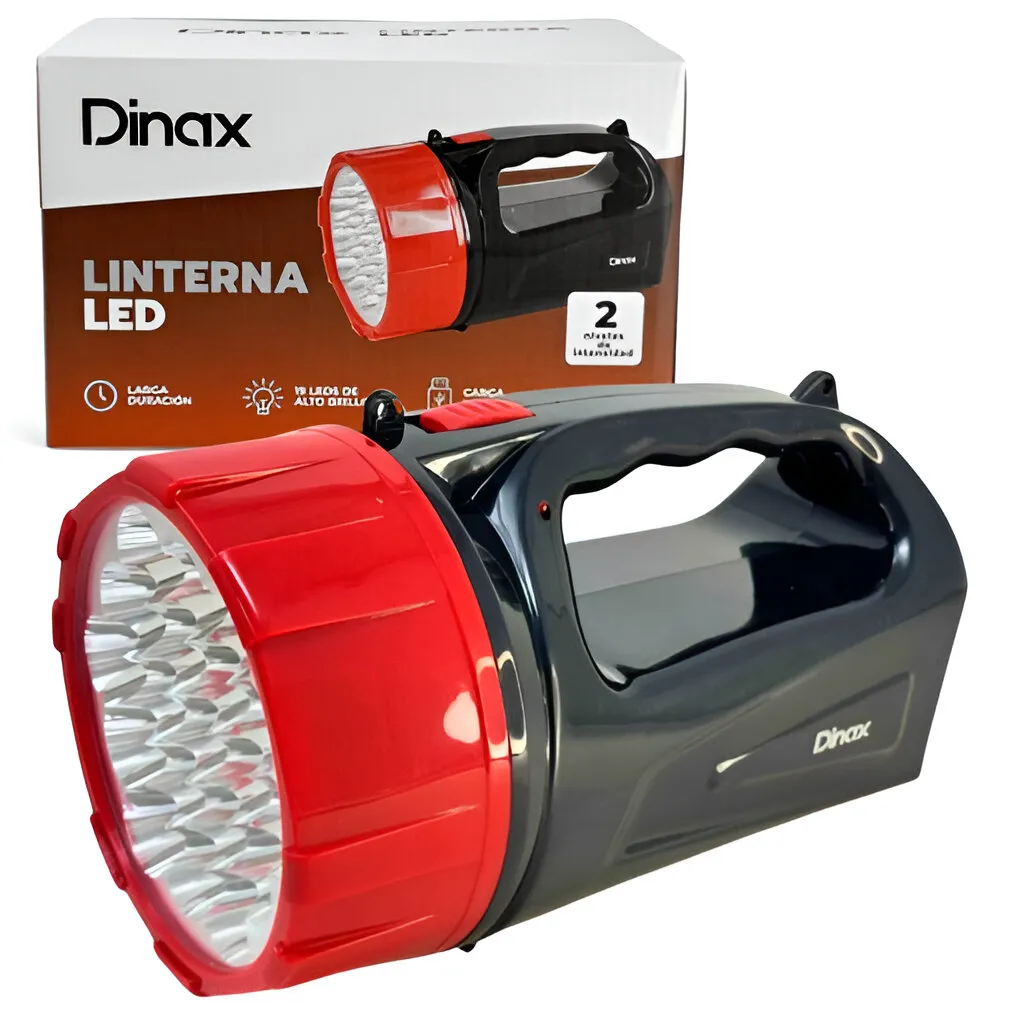 Linterna DINAX Luz LED 2 Niveles 1LIN800 Linterna DINAX Luz LED 2 Niveles 1LIN800