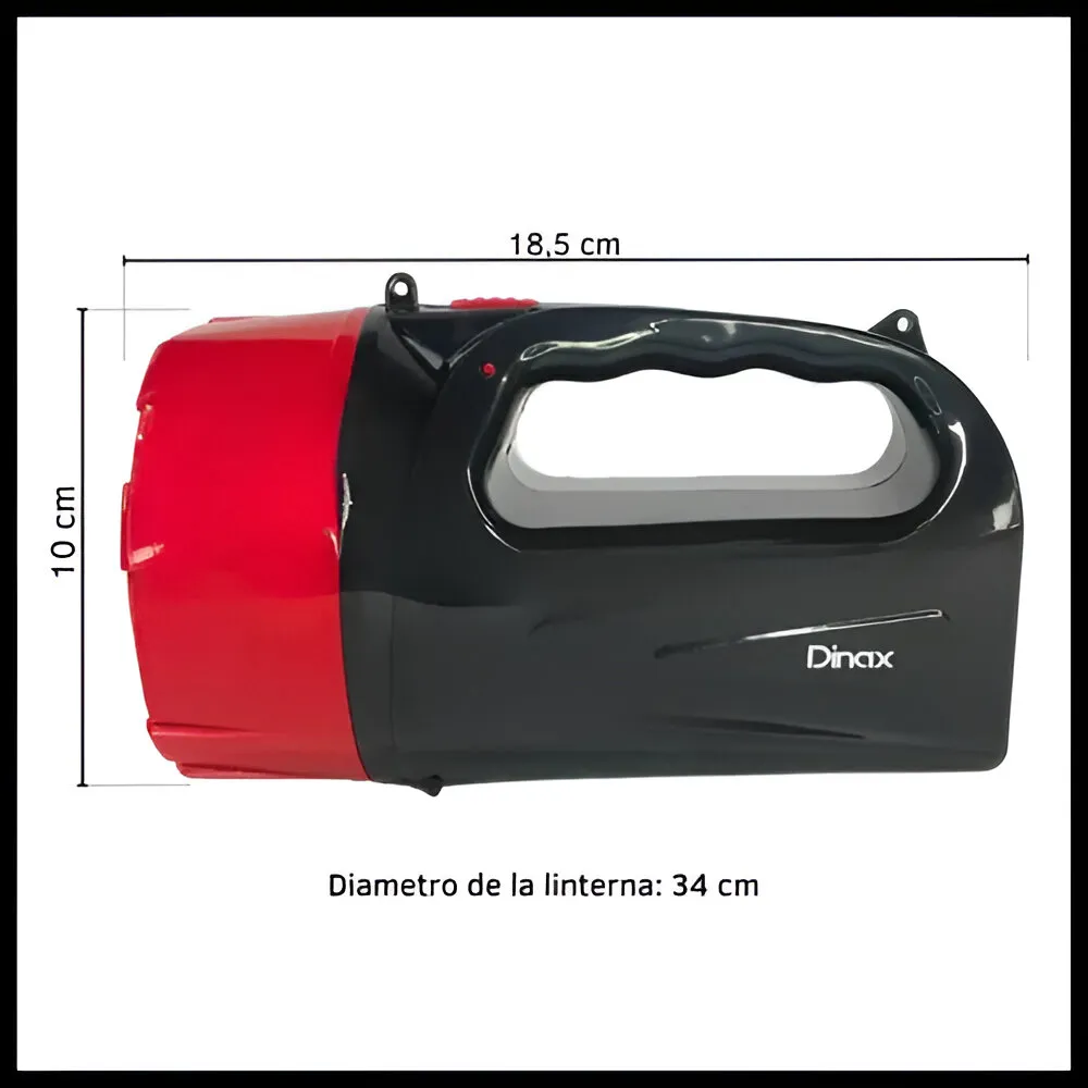 Linterna DINAX Luz LED 2 Niveles 1LIN800 2 Linterna DINAX Luz LED 2 Niveles 1LIN800