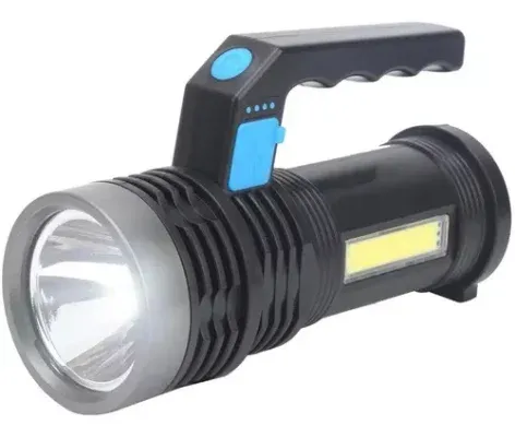 Linterna Led Portatil Liviana De Mano Recargable Potente 10COB 501