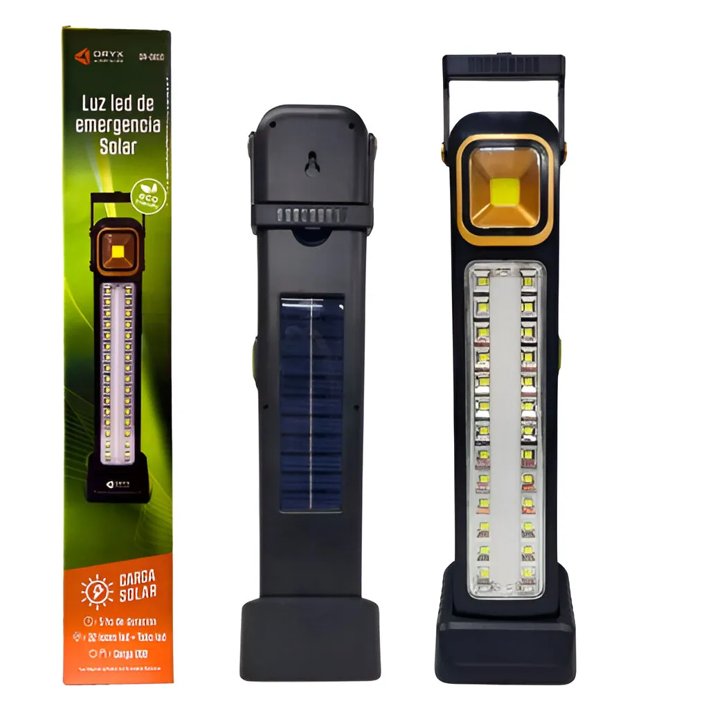 Luz de Emergencia Solar OR-0810 32 LED + Tubo LED