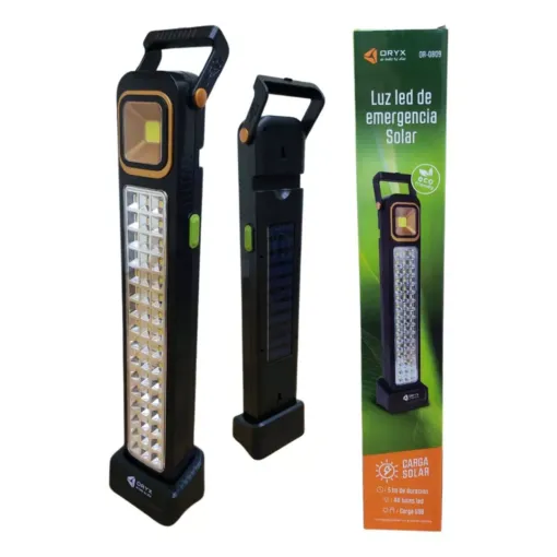Luz de Emergencia Solar USB OR-0809 48 LED Luz de Emergencia Solar USB OR-0809 48 LED