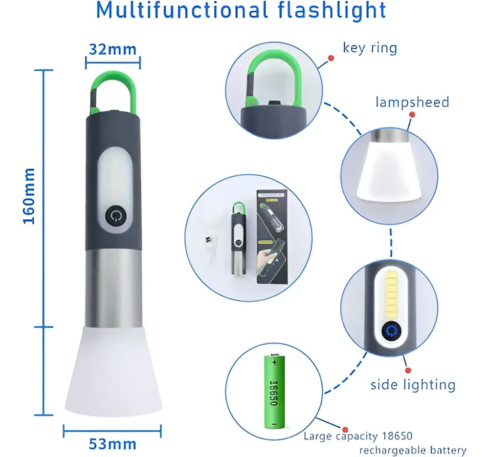 Mini Linterna LED JX-836 1 Mini Linterna LED JX-836