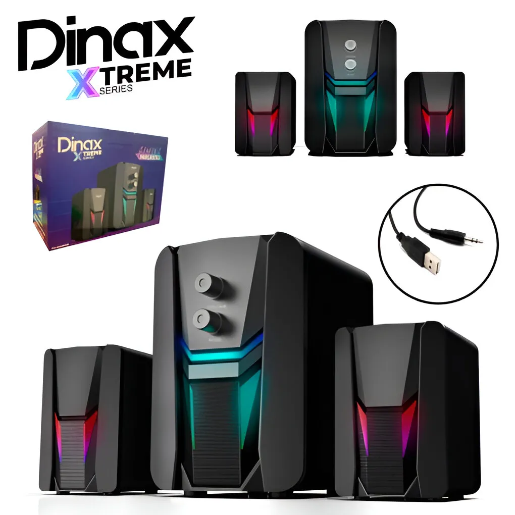 Parlante PC Dinax Xtreme series GAMEPAR