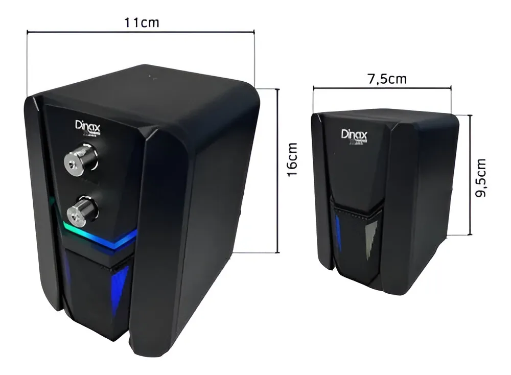 Parlante PC Dinax Xtreme series GAMEPAR