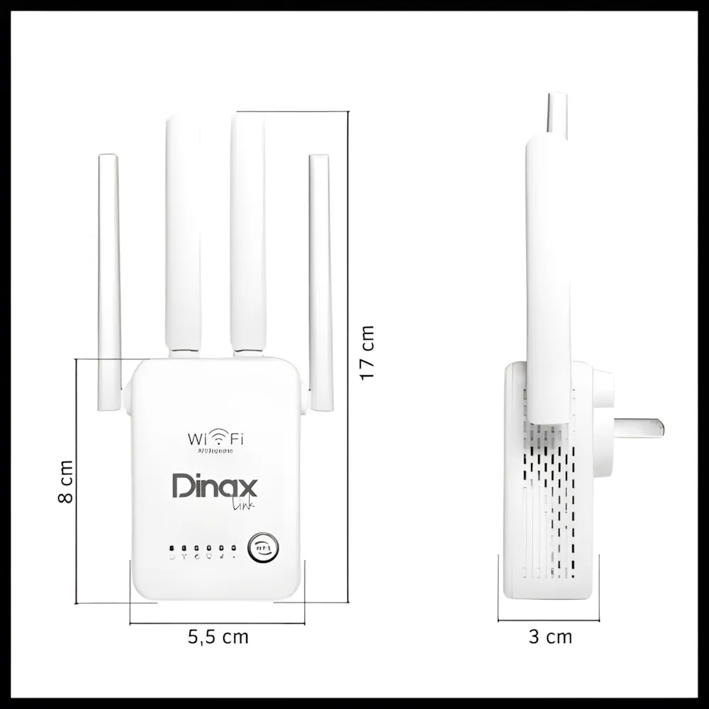 Repetidor WIFI DINAX Cuatro Antenas 4200A 3 Repetidor WIFI DINAX Cuatro Antenas 4200A