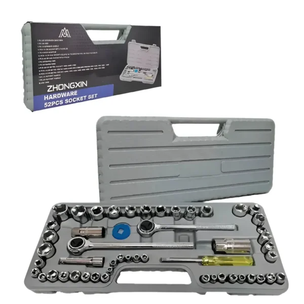 Set de Llave de Tubo 52 PCS ZHONGXIN Set de Llave de Tubo 52 PCS ZHONGXIN