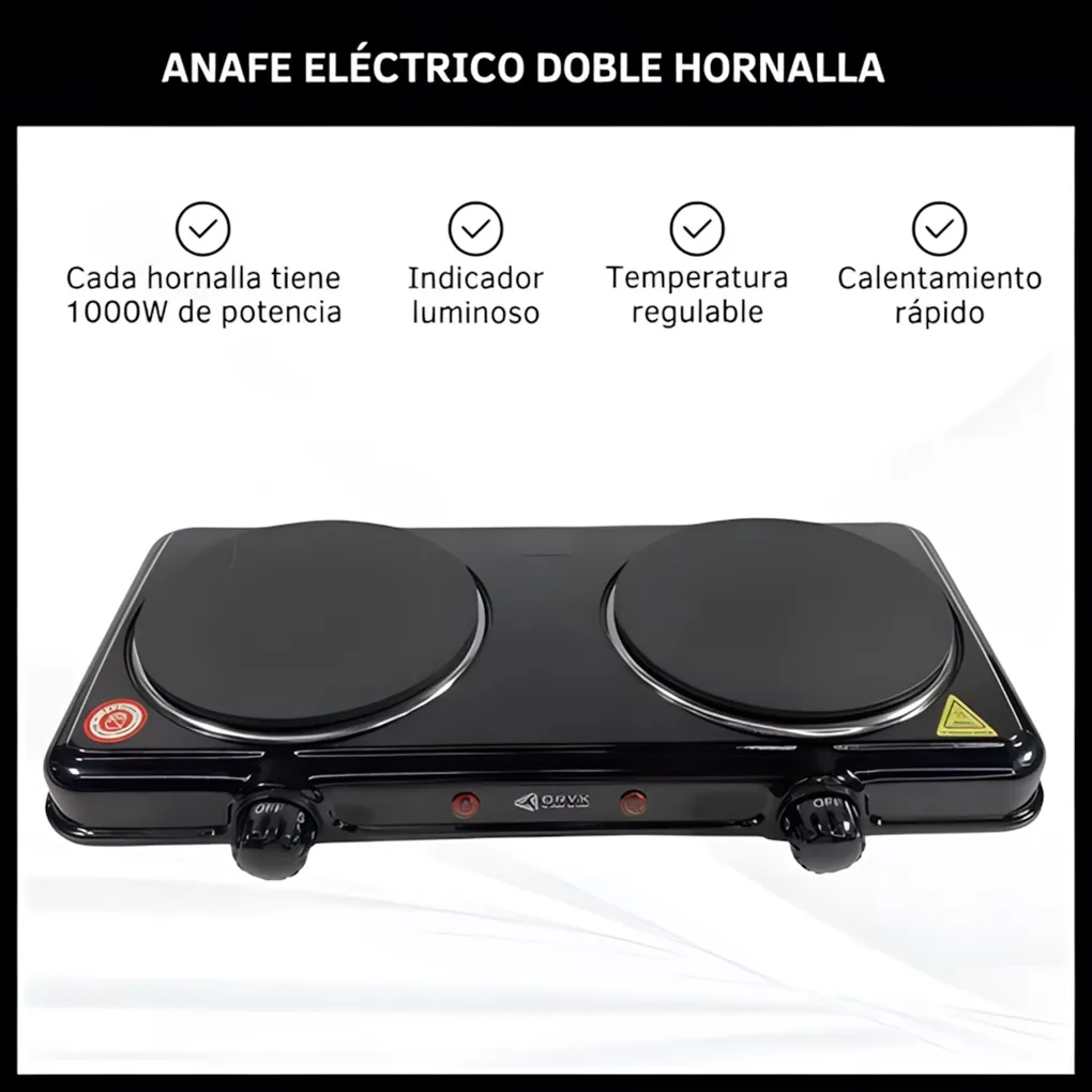 Anafe Doble ORYX HPS203 2000W