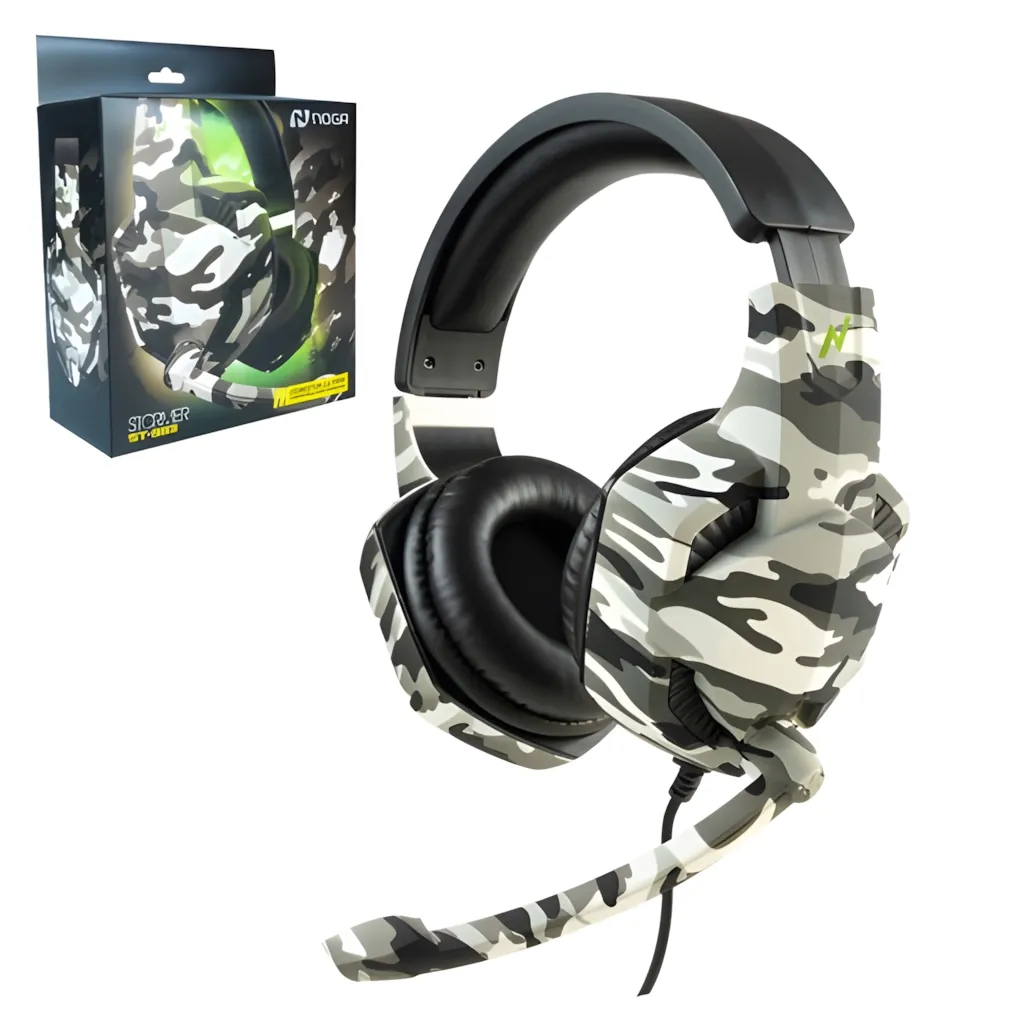 Auricular NOGA Camuflado Stormer ST-883 Auricular NOGA Camuflado Stormer ST-883
