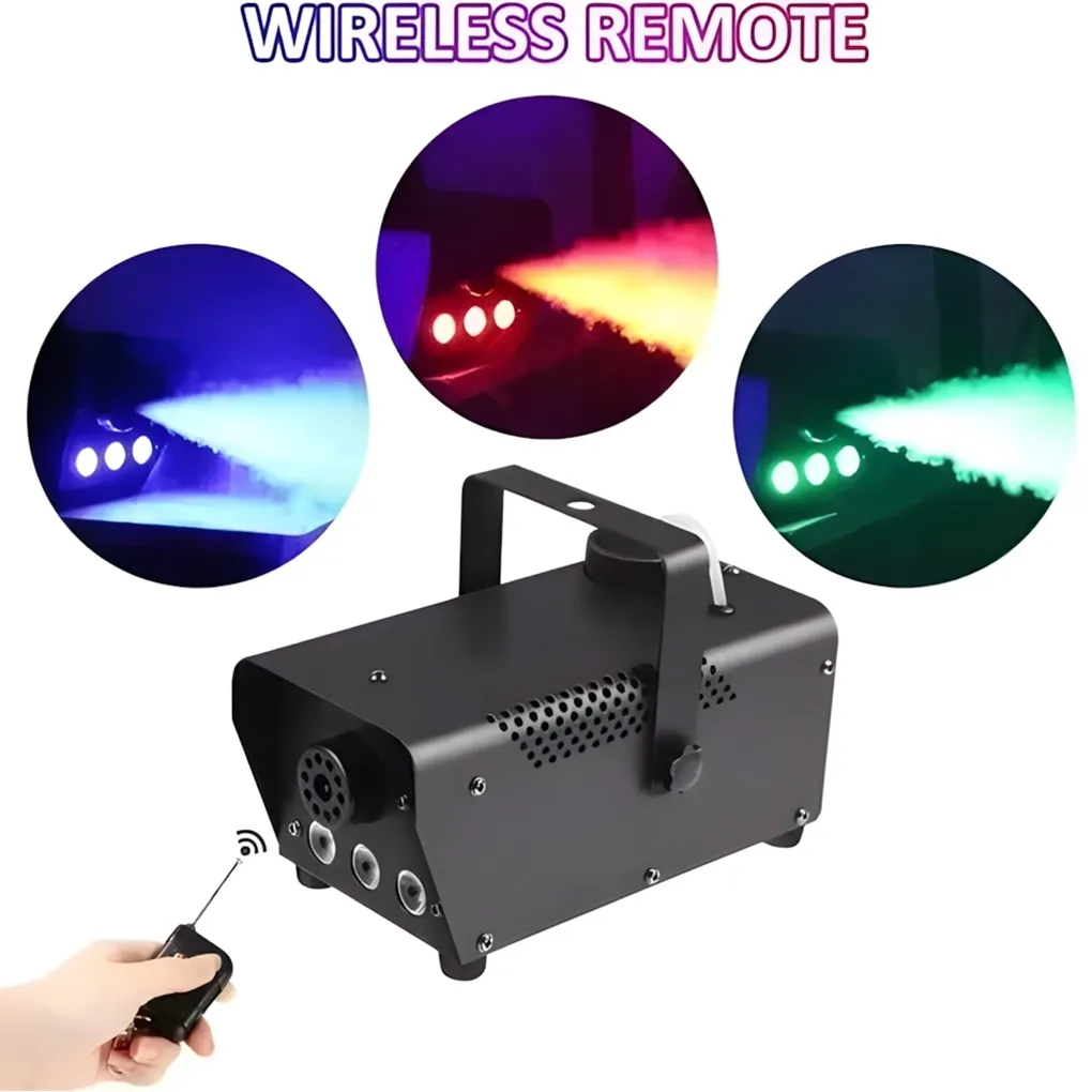 Maquina de Humo OM 600W E027 c/control remoto