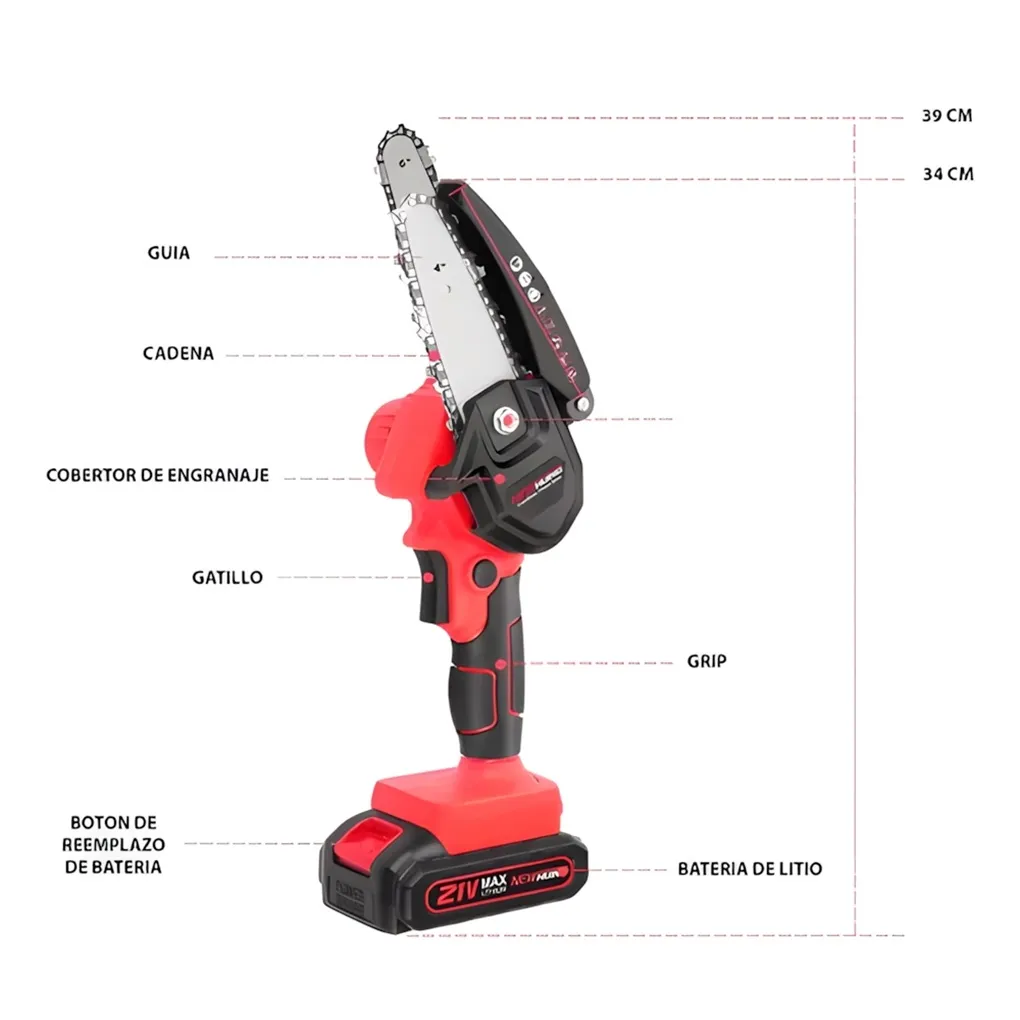 Mini Motosierra Electrica Stardom