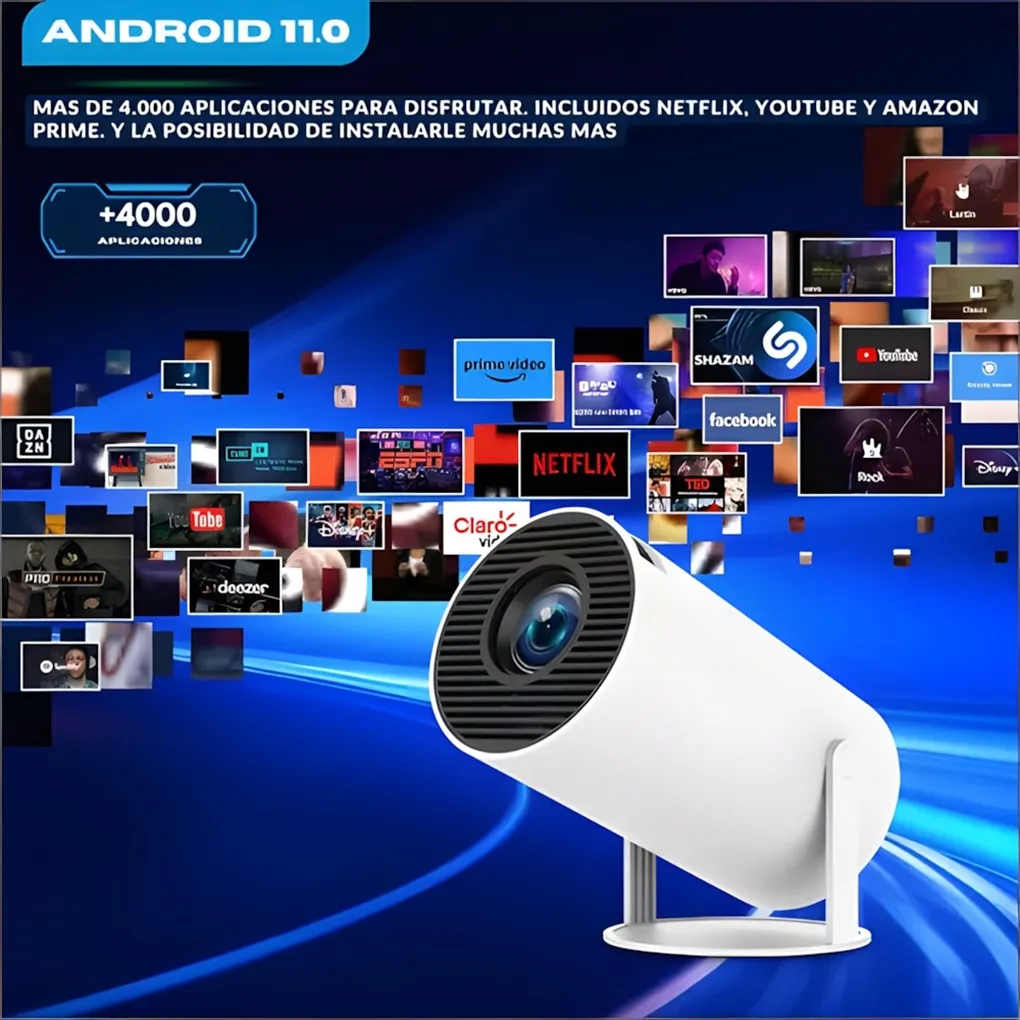 Proyector Ultra HD 4K Android 11 c parlante 1 Proyector Ultra HD 4K Android 11 c/parlante
