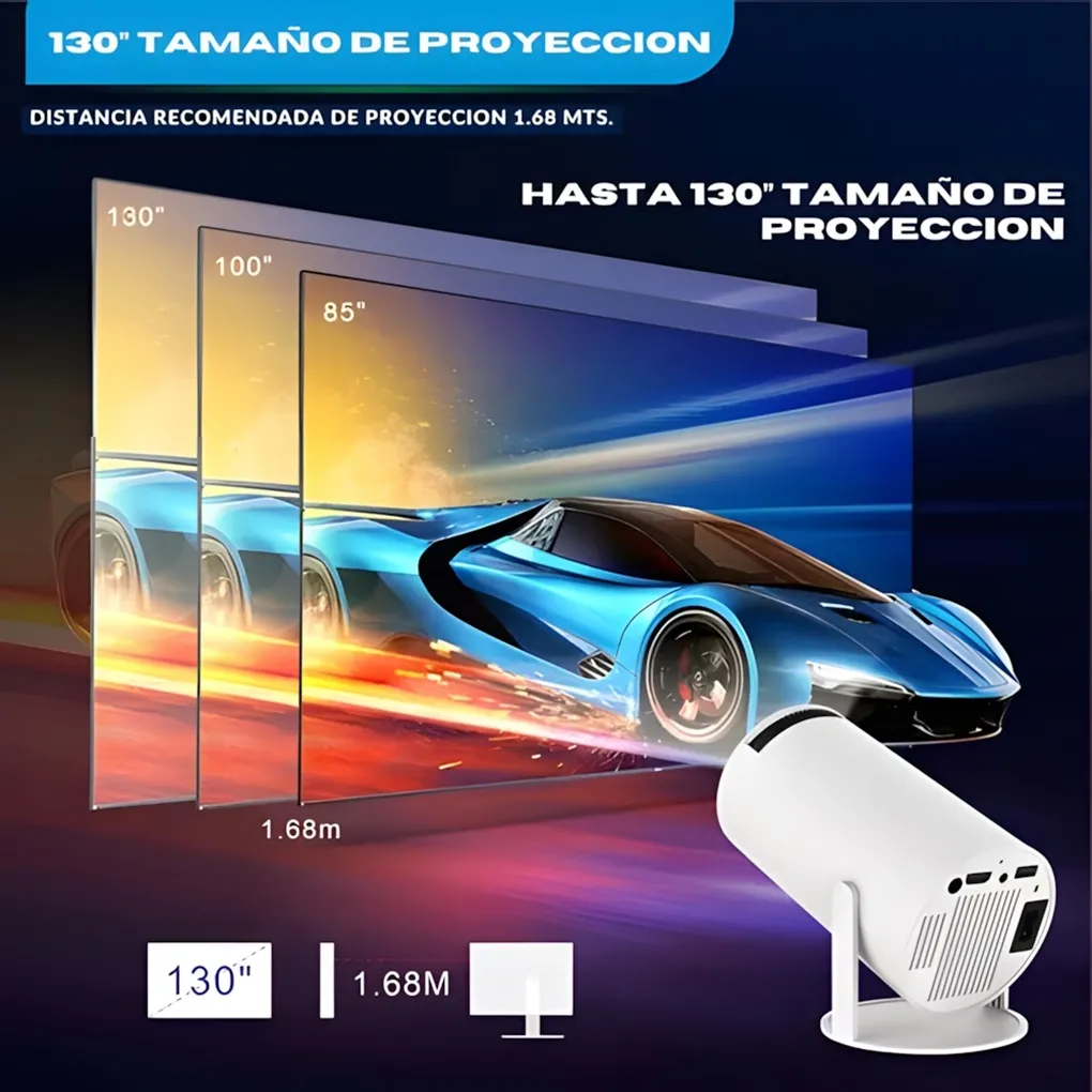 Proyector Ultra HD 4K Android 11 c parlante 2 Proyector Ultra HD 4K Android 11 c/parlante