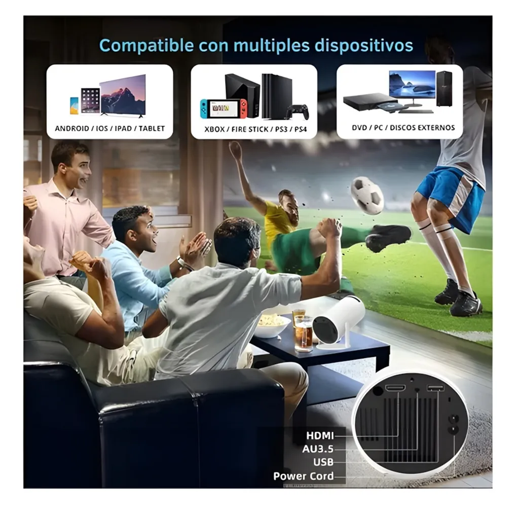 Proyector Ultra HD 4K Android 11 c parlante 3 Proyector Ultra HD 4K Android 11 c/parlante