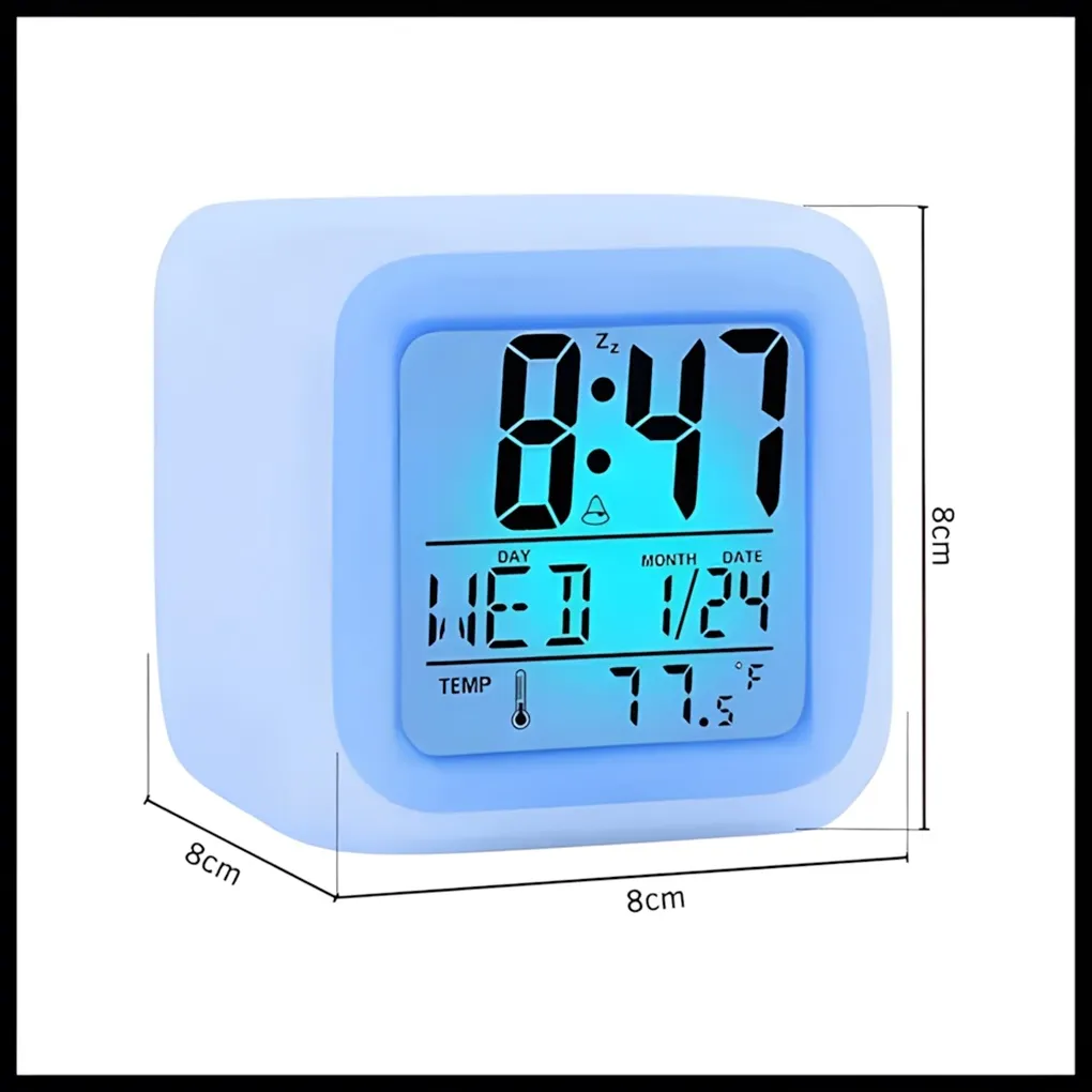 Reloj Despertador Color Change glowing LED 3 Reloj Despertador Color Change glowing LED