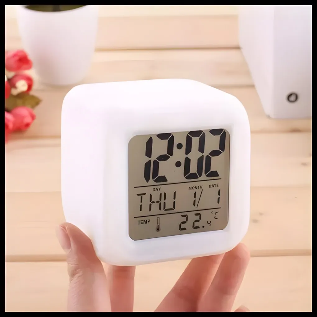 Reloj Despertador Color Change glowing LED 5 Reloj Despertador Color Change glowing LED