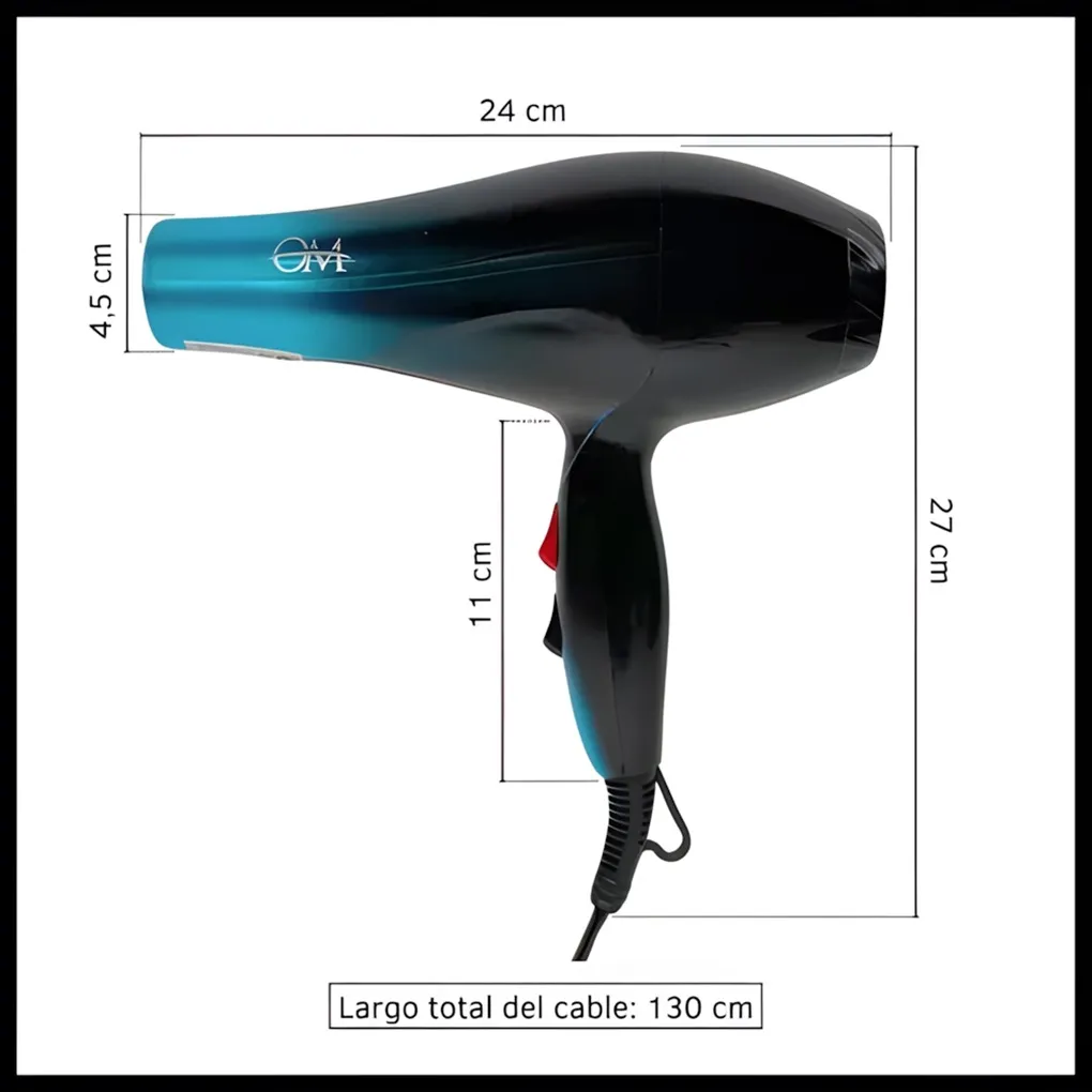 Secador de Pelo OM-2435 2200W 2 Secador de Pelo OM-2435 2200W