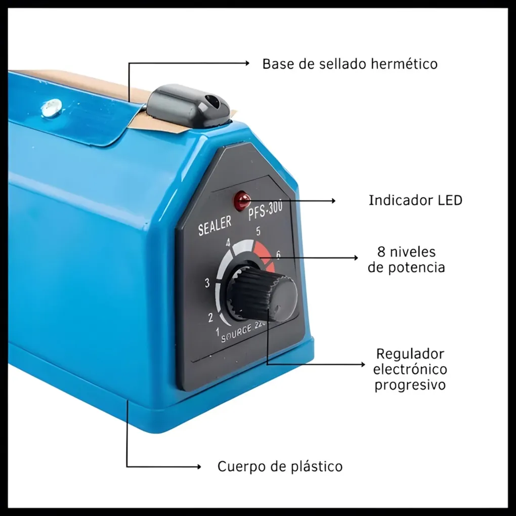 Sellador de Bolsa OM IMPULSE SEALER 300MM 220v
