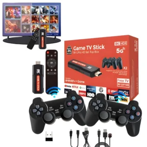 TV Box Stick 8K Smart tv con 2 Joystick +30.000 juegos TV Box Stick 8K Smart tv con 2 Joystick +30.000 juegos