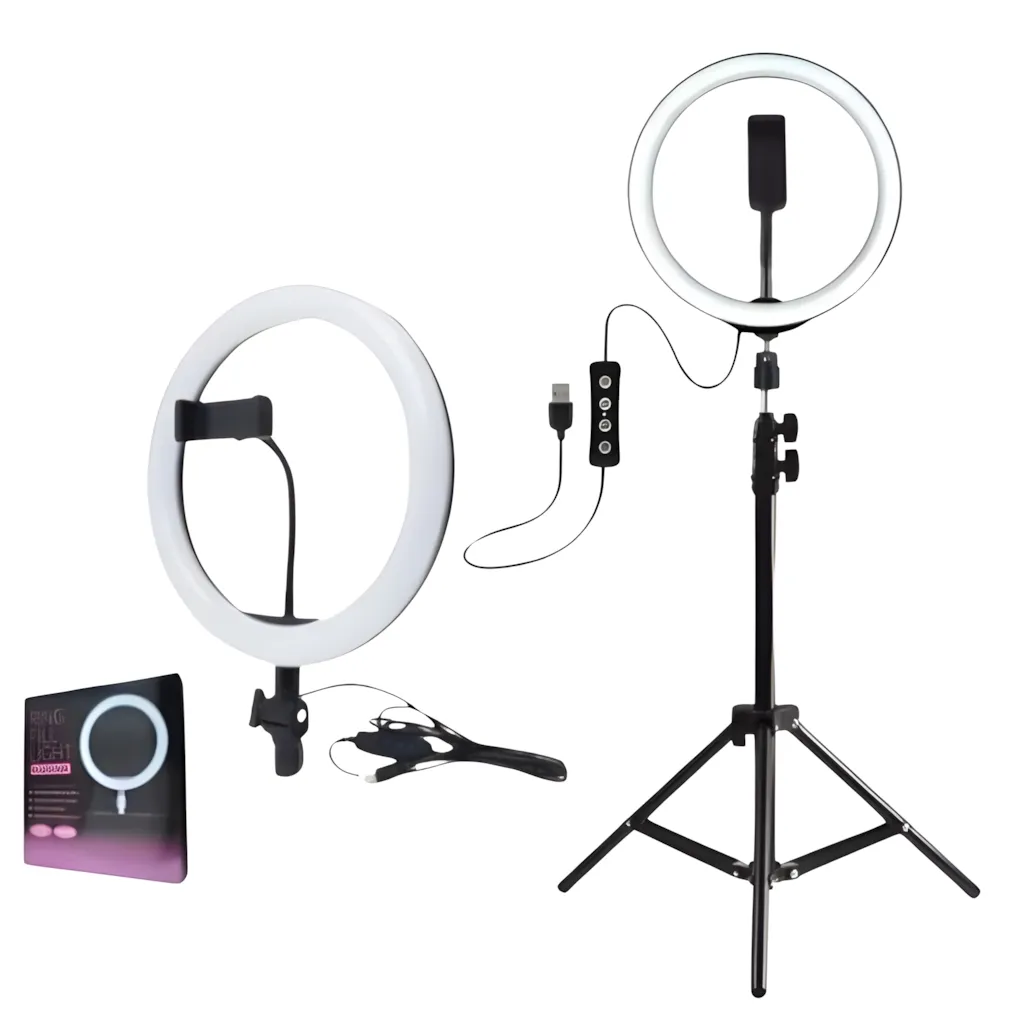 Aro de Luz DXLUZ QX260 10″ + Trípode