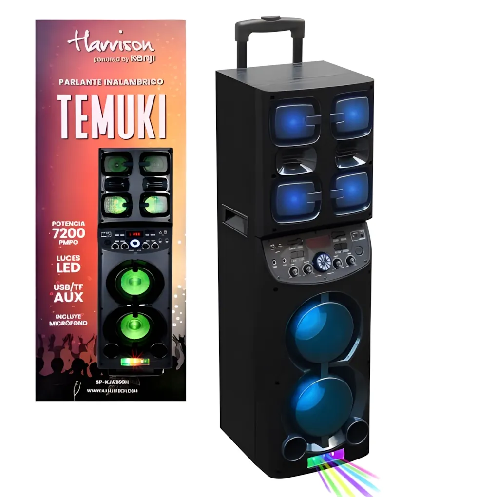 Parlante Bluetooth HARRISON KANJI TEMUKI 7200 PMPO