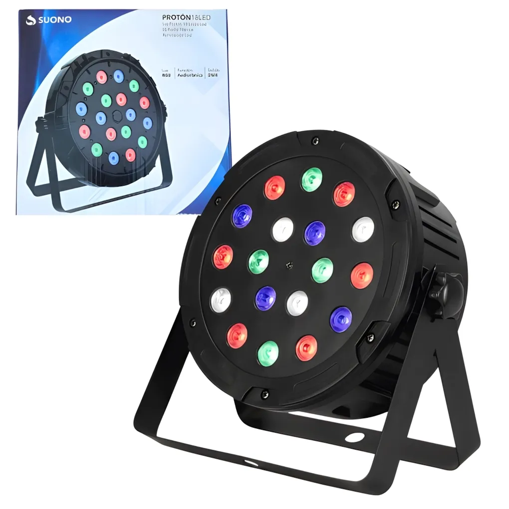 Proton RGB Audio rítmica 18 LED SUONO