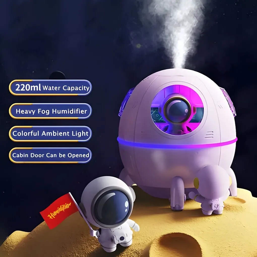 Humificador Nave con Astronauta SPACE CAPSULE