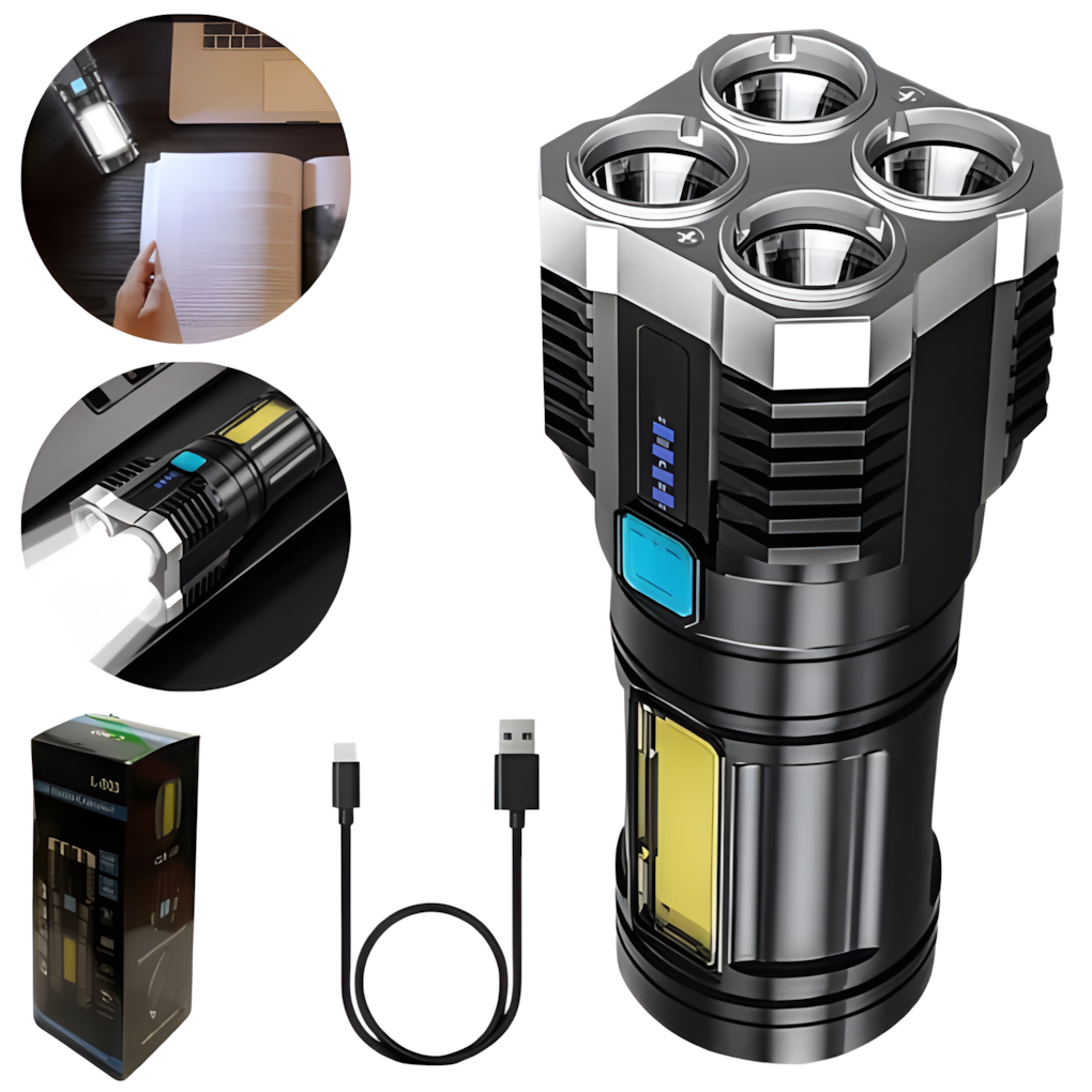 Linterna Recargable USB L-S03 (2) Linterna Recargable USB L-S03