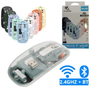 Mouse Inalambrico Recargable YELANDAR MA200 Mouse Inalambrico Recargable YELANDAR MA200