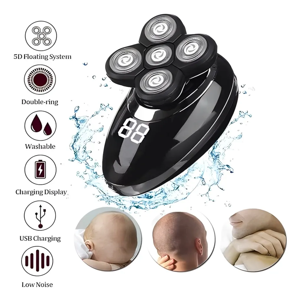 Afeitadora 5 Cuchillas Bulltec Ultra Shaver P10