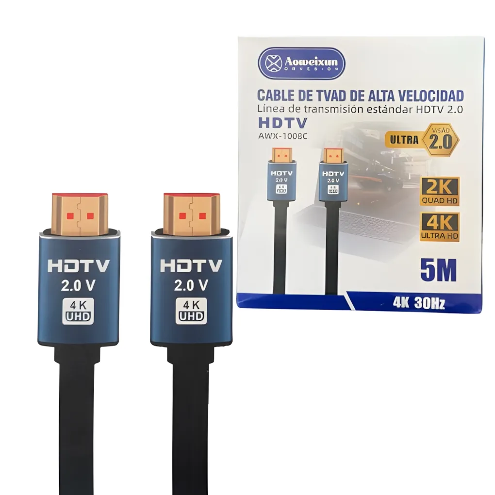 Cable HDMI – HDMI 5MTS HDTV AWX-1008C Cable HDMI – HDMI 5MTS HDTV AWX-1008C