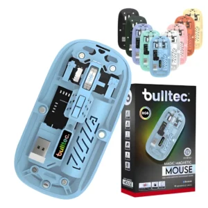 Mouse Inalambrico Recargable USB-C 2.4Ghz + Bluetooth BULLTEC Mouse Inalambrico Recargable USB-C 2.4Ghz + Bluetooth BULLTEC