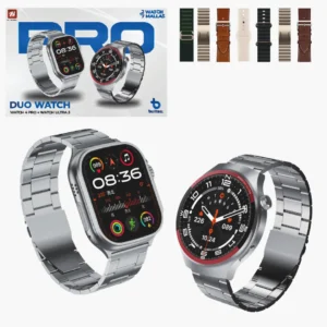 Set Dos Relojes Smartwatch + 7 Mallas Bulltec Duo Watch
