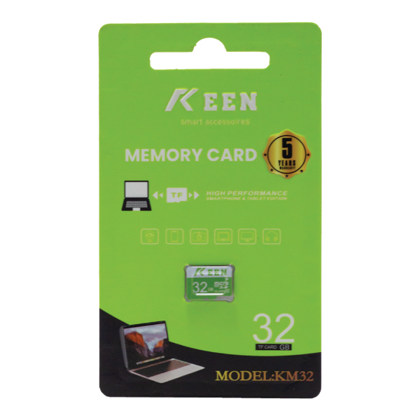 Memoria Micro SD de 32GB Keen KM32 Clase 10
