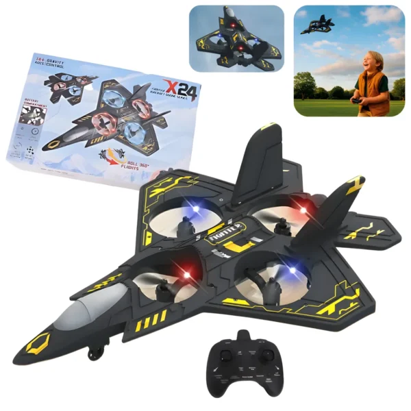 Drone Avion de Juguete a Control Remoto X24 GRAVITY CONTROL