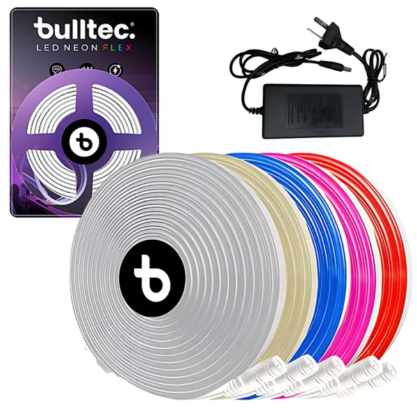 Tira LED NEON 5 Metros Varios Colores BULLTEC