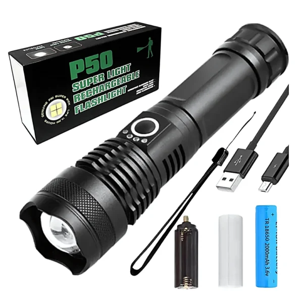 Linterna tactica Recargable P50KA