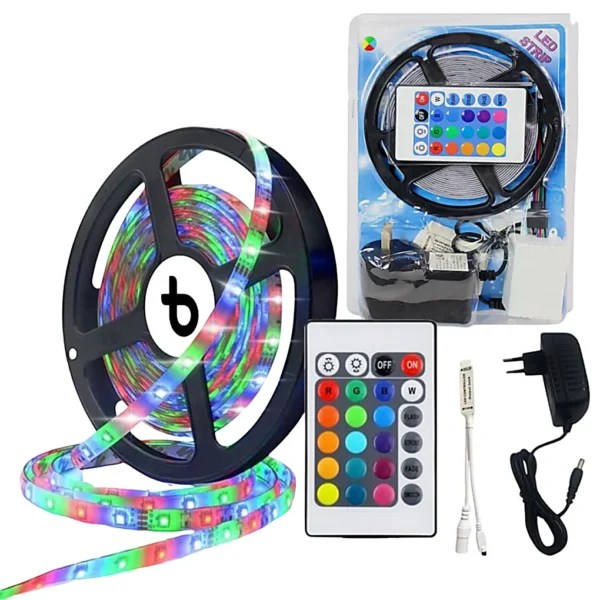 Tira LED RGB 5mts con Control Remoto BULLTEC 2835