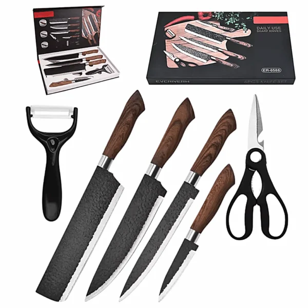 Set de 6 piezas Cuchillos HENVO ER-0588