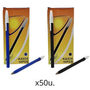 D01100025.webp Lapiceras Azul/Negra Comunes x50 Unidades ABC Trazo Grueso