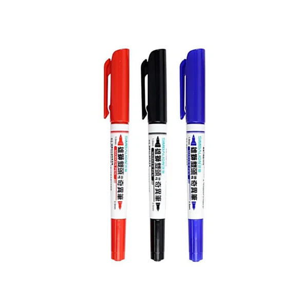 SET DE MARCADORES X3 ROJO/NEGRO/AZUL