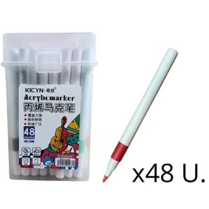 D01100142.webp Marcadores Punta Fina x48 Colores NO.1108