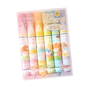 D01100152.webp Resaltadores Pastel Kawai x6 Unidades NO.990