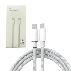 D03010084.webp Cable Para Iphone 16 USB-C A USB-C Mallado SX-120