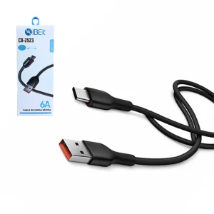 Cable Tipo C de Silicona 6A IBEK CB-2523